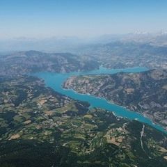 Flugwegposition um 11:41:27: Aufgenommen in der Nähe von Département Alpes-de-Haute-Provence, Frankreich in 1408 Meter